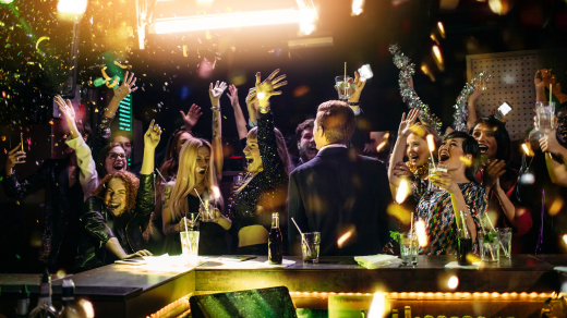 Glowing Galaxies: A Stellar Moon Party Experience